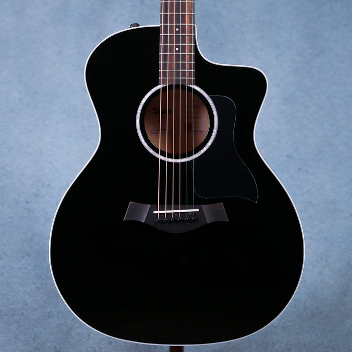 Taylor 214ce-BLK Plus Grand Auditorium Acoustic Electric Guitar - Black - 2204194402