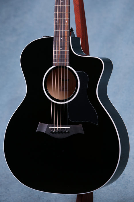 Taylor 214ce-BLK Plus Grand Auditorium Acoustic Electric Guitar - Black - 2204194402