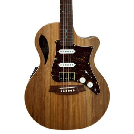 Cole Clark CCTL2EC-BLBL-HSS True Hybrid Acoustic-Electric Guitar