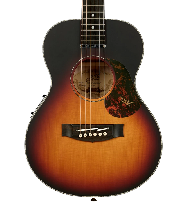 Maton EMTB-6 Troubadour Mini Acoustic Electric Guitar - Sunburst