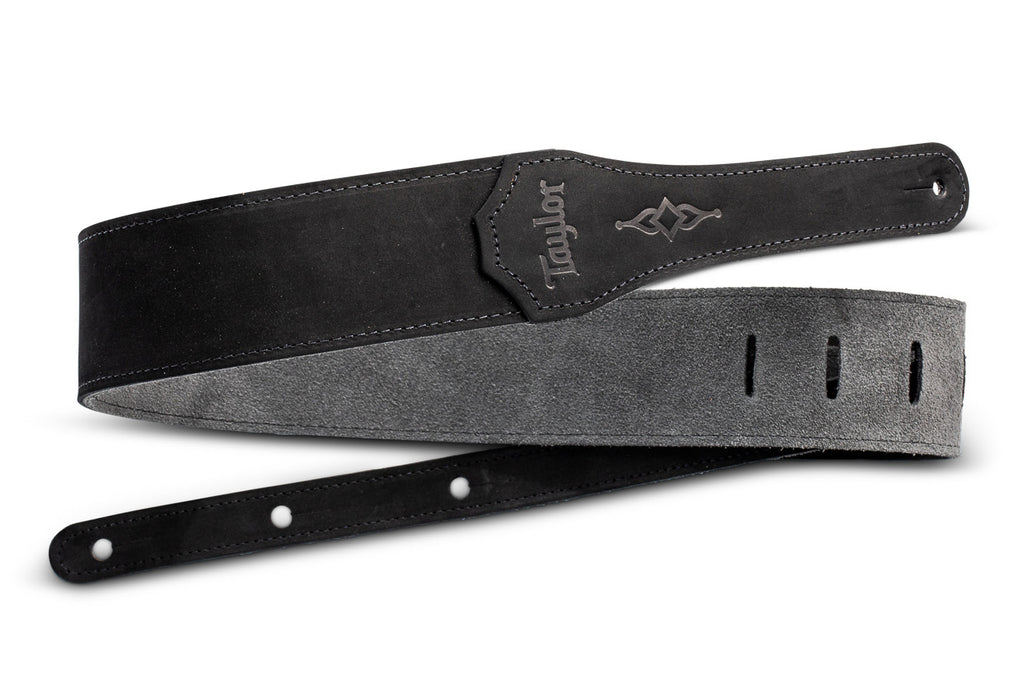 Taylor Gemstone Strap - Sanded Suede Black - 2.5 inch