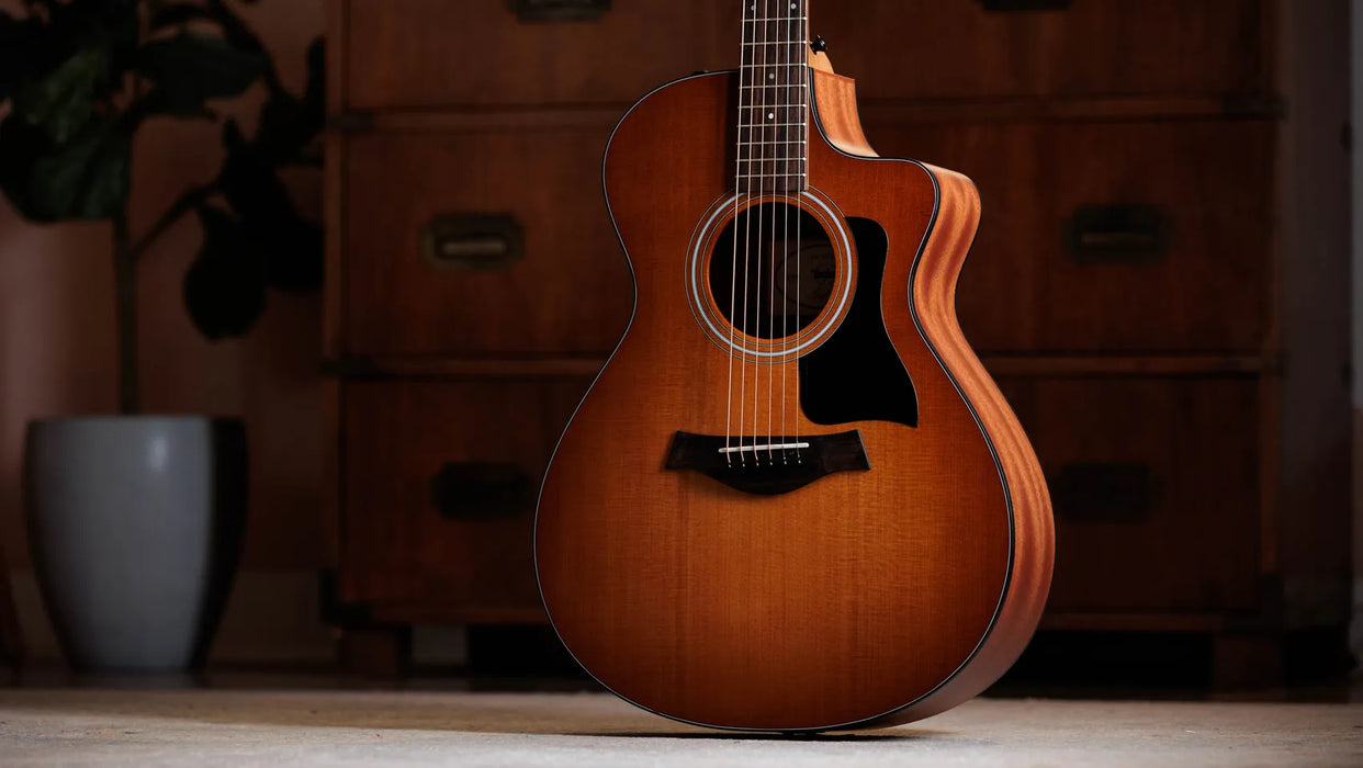 Taylor 112ce Special Edition Grand Concert Acoustic Electric Guitar - Honeyburst
