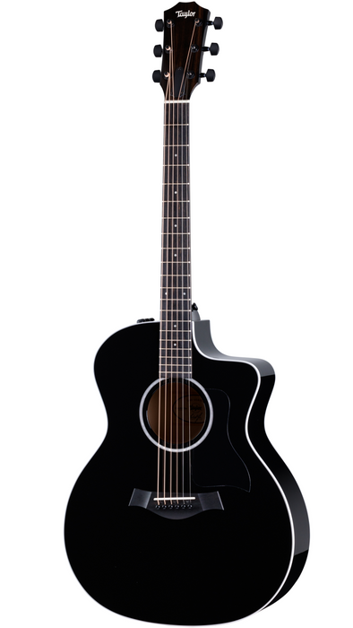 Taylor 214ce-BLK Plus Grand Auditorium Acoustic Electric Guitar - Black