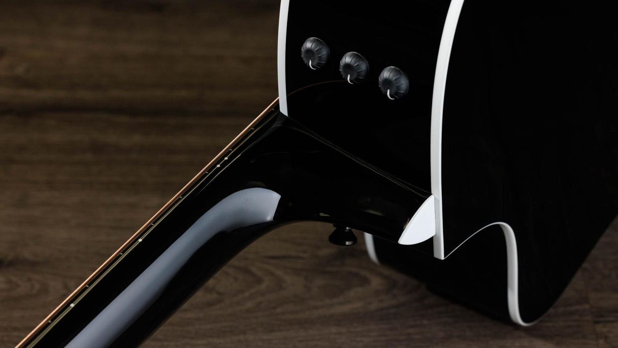 Taylor 214ce-BLK Plus Grand Auditorium Acoustic Electric Guitar - Black