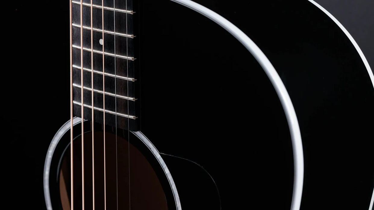 Taylor 217e-BLK Plus Grand Pacific Acoustic Electric Guitar - Black