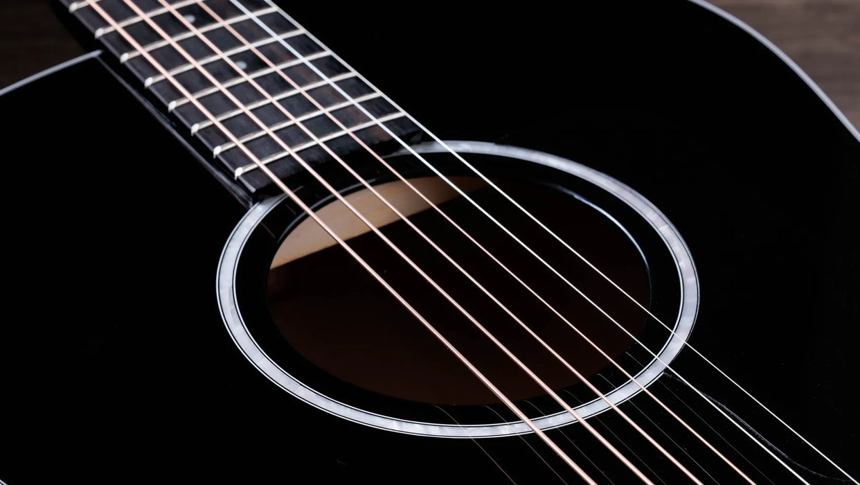 Taylor 217e-BLK Plus Grand Pacific Acoustic Electric Guitar - Black