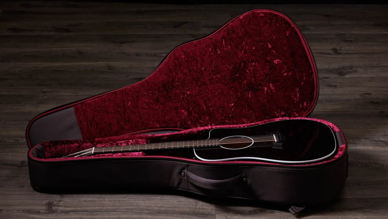 Taylor 250ce-BLK Plus Dreadnought 12-String Acoustic Electric Guitar - Black