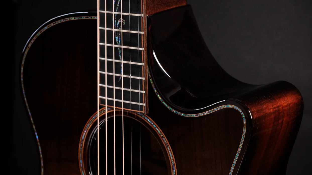 Taylor Next Generation Builder's Edition K24ce Grand Auditorium Acoustic Guitar - Shaded Edgeburst