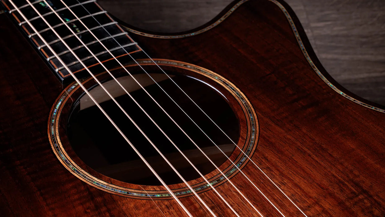 Taylor Next Generation Builder's Edition K24ce Grand Auditorium Acoustic Guitar - Shaded Edgeburst