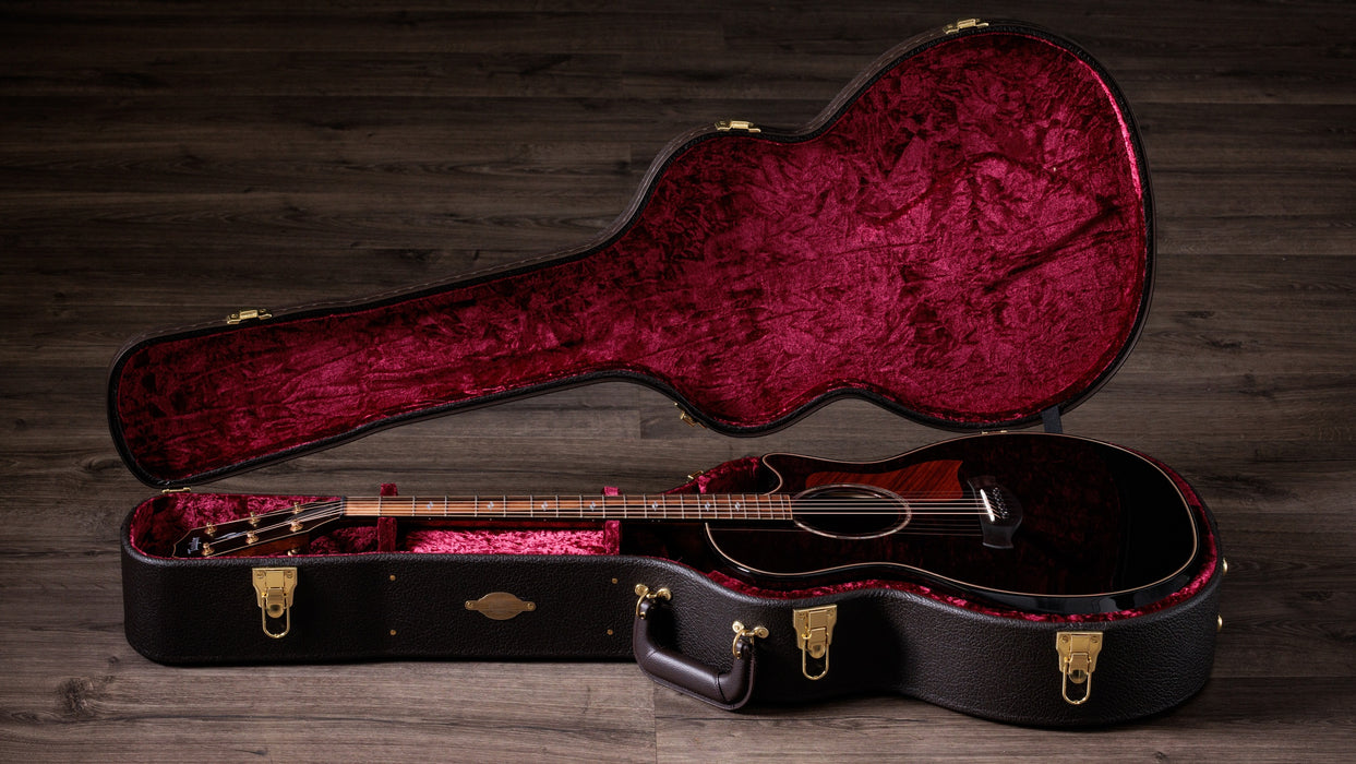 Taylor Next Generation Builder's Edition 814ce Blacktop Grand Auditorium Acoustic Electric Guitar - Indian Rosewood/Adirondack Spruce