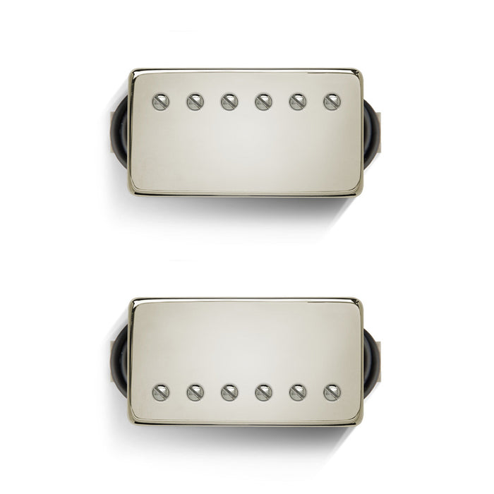 Bare Knuckle The Mule Humbucker Pickup Set - Covered Nickel - 50mm Potted Short 4 Conductor