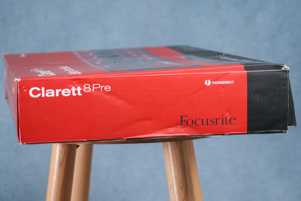 Focusrite Clarett 8Pre Rackmount Thunderbolt Interface - Preowned