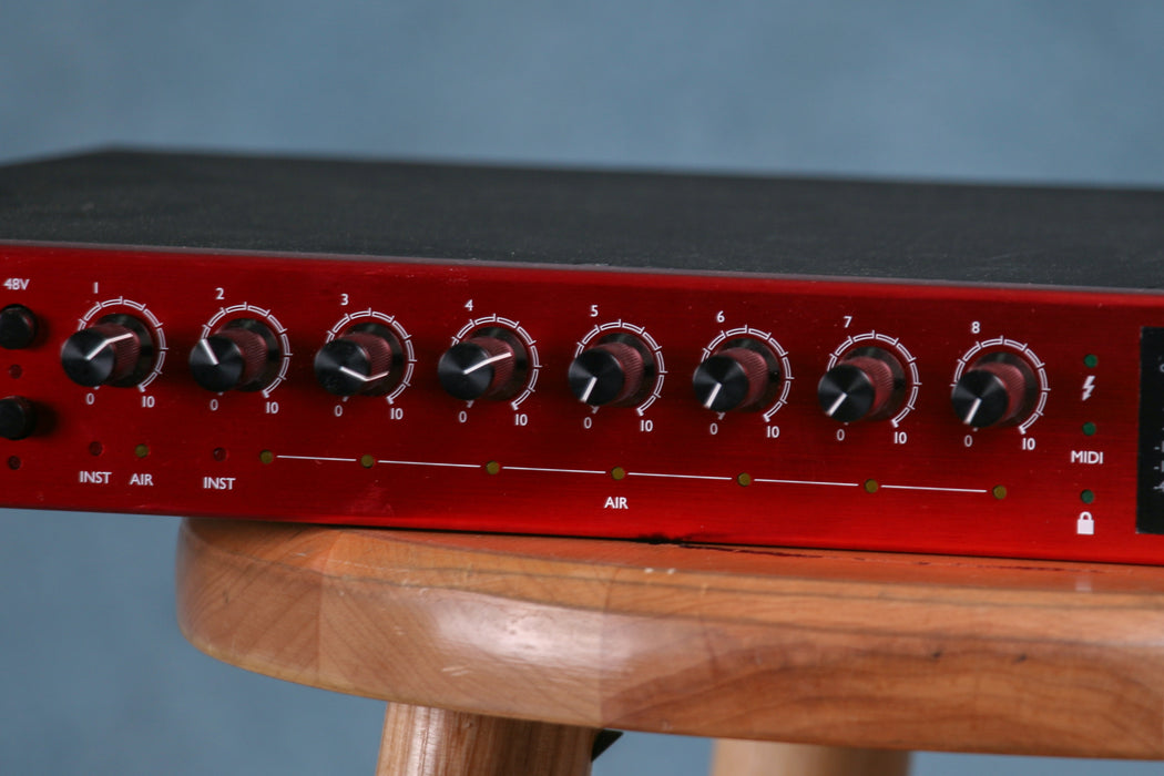 Focusrite Clarett 8Pre Rackmount Thunderbolt Interface - Preowned