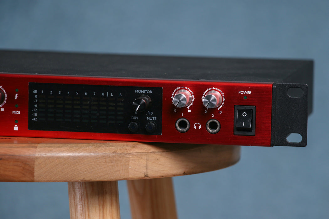 Focusrite Clarett 8Pre Rackmount Thunderbolt Interface - Preowned