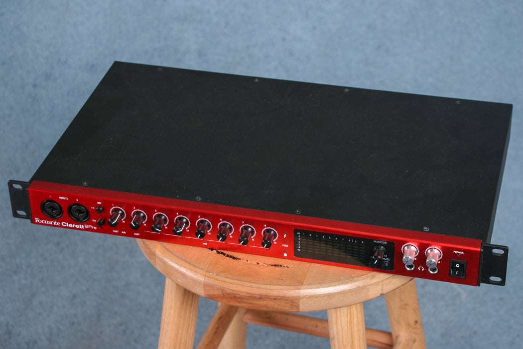 Focusrite Clarett 8Pre Rackmount Thunderbolt Interface - Preowned