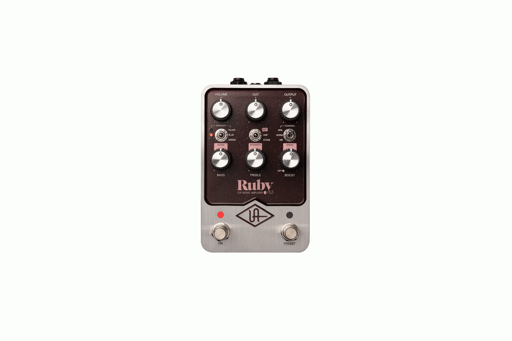 Universal Audio Ruby 63 Top Boost Amplifier Pedal