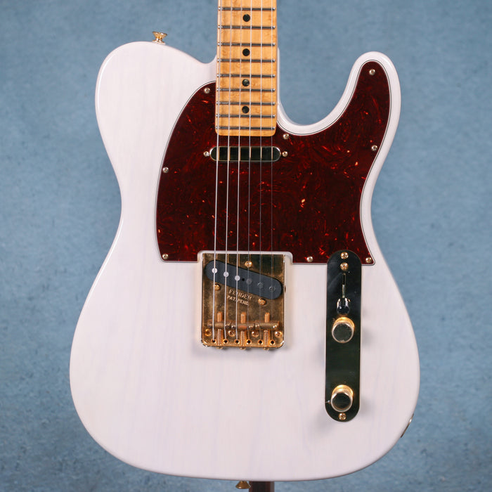 Fender American Select Limited Edition 2016 Lightweight Ash Telecaster Electric Guitar w/Case - White Blonde - Preowned