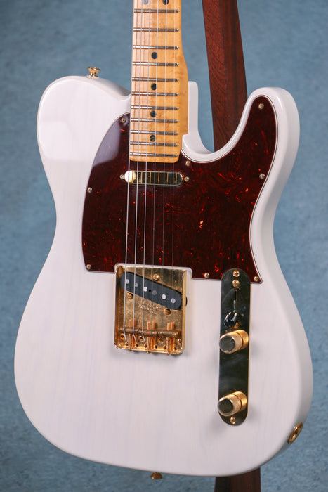 Fender American Select Limited Edition 2016 Lightweight Ash Telecaster Electric Guitar w/Case - White Blonde - Preowned