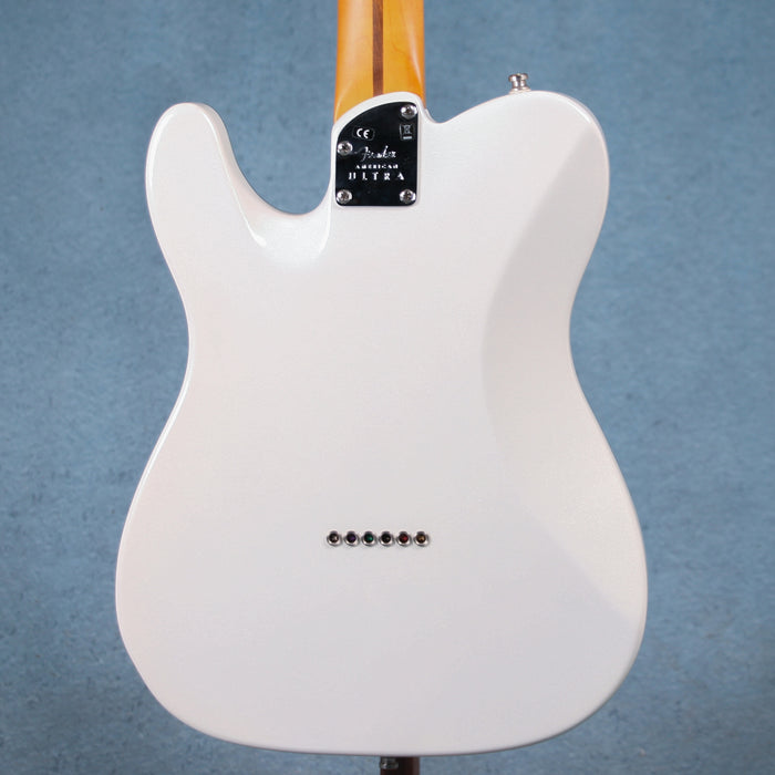 Fender American Ultra Telecaster w/Case - Arctic Pearl - Preowned