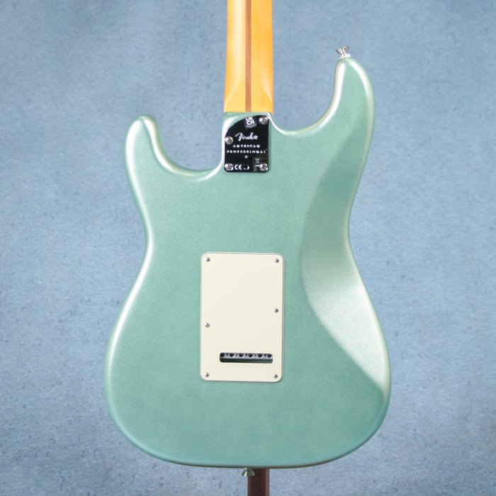 Fender American Professional II Stratocaster Electric Guitar w/Case - Mystic Seafoam Green -Preowned