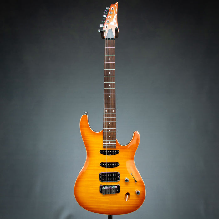 Ibanez SA260FM Electric Guitar w/Case - Amber Burst - Preowned