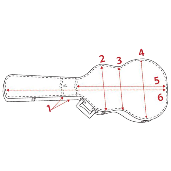 V-Case VCS1046 APX Acoustic Guitar Case