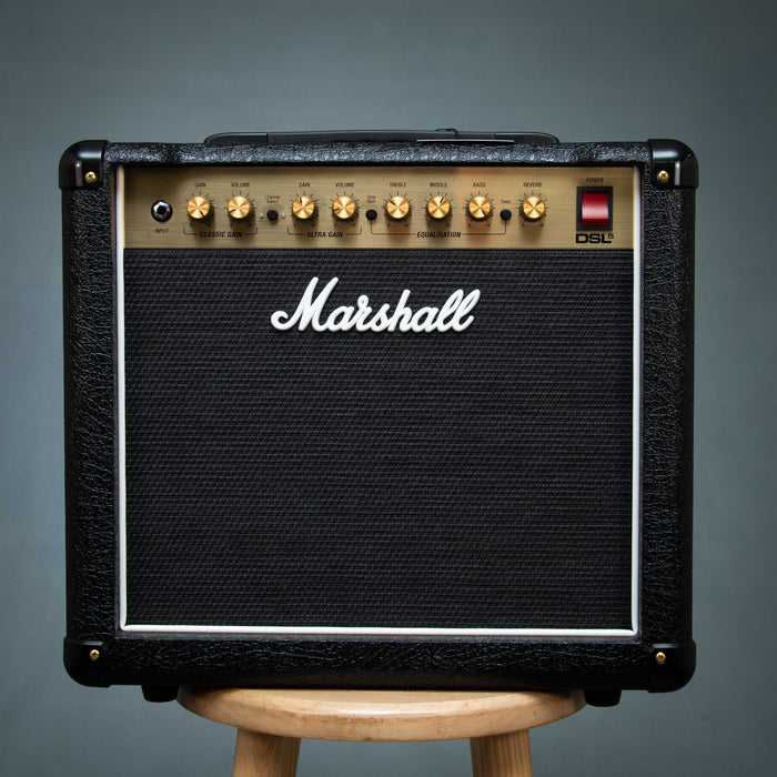 Marshall DSL5C 5W 1x10 Inch Guitar Amp Combo w/Footswitch - Preowned
