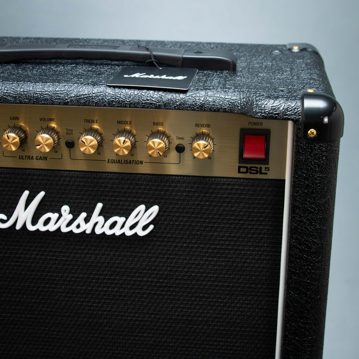 Marshall DSL5C 5W 1x10 Inch Guitar Amp Combo w/Footswitch - Preowned