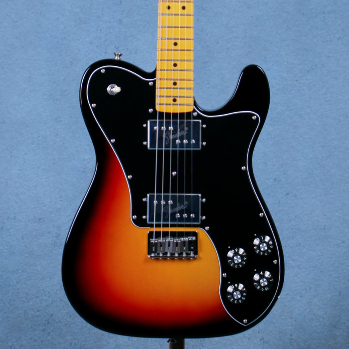 Fender American Vintage II 1975 Telecaster Deluxe Electric Guitar w/Case - 3-Color Sunburst - Preowned