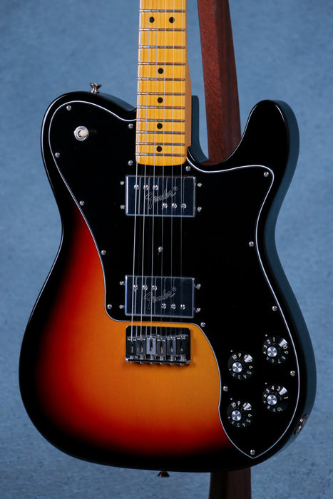 Fender American Vintage II 1975 Telecaster Deluxe Electric Guitar w/Case - 3-Color Sunburst - Preowned