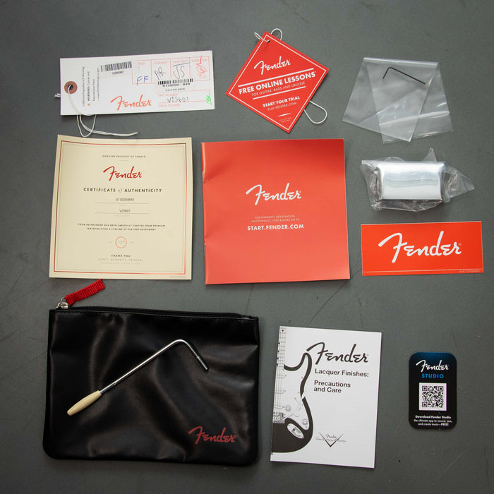 Fender 2025 Limited Edition FSR American Vintage II 1961 Stratocaster Flame Neck w/Case - Fiesta Red - Preowned