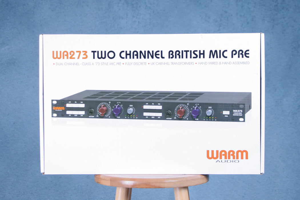 Warm Audio WA273 Dual Channel British Mic Preamp w/Box - Preowned