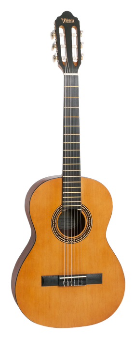 Valencia VC203H Hybrid 3/4 Classical Guitar - Natural