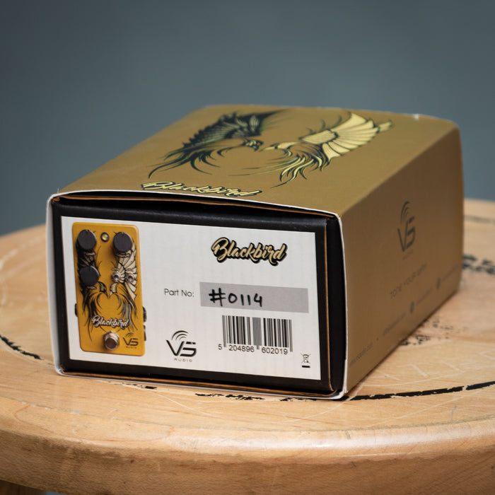 VS Audio Blackbird Overdrive Preamp Pedal w/Box - Preowned