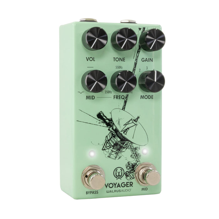 Walrus Audio Voyager MKII Pre-Amp/Overdrive Effects Pedal - Seafoam