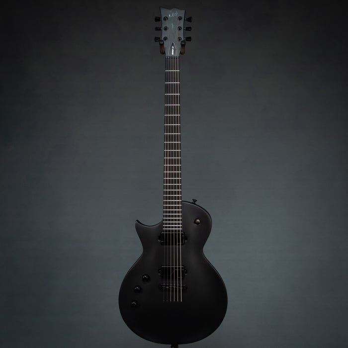ESP LTD EC1000B Baritone Left Handed Electric Guitar - Black - Preowned