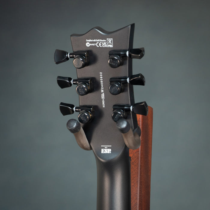 ESP LTD EC1000B Baritone Left Handed Electric Guitar - Black - Preowned