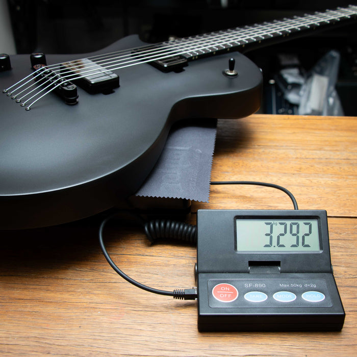 ESP LTD EC1000B Baritone Left Handed Electric Guitar - Black - Preowned