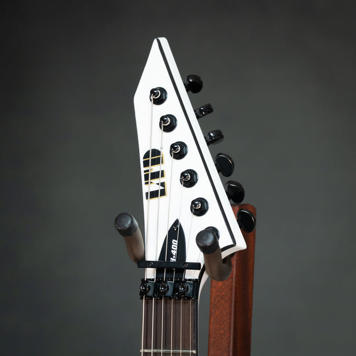 ESP LTD MH-400FR Snow White w/Case - Preowned