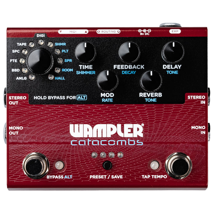 Wampler Catacombs Delay/Reverb Effects Pedal