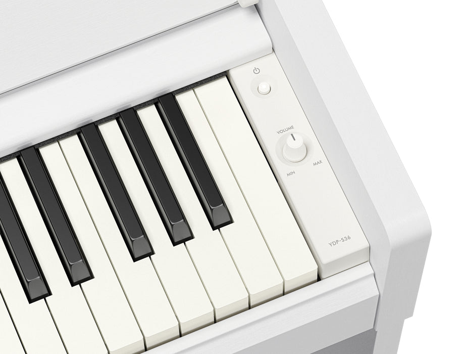 Yamaha Arius YDPS36 Slimline Digital Piano - White