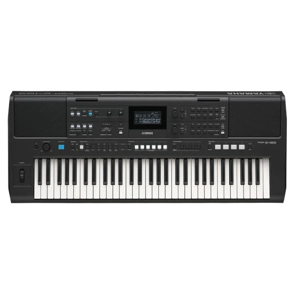 Yamaha PSRE483 61 Key Portable Keyboard - Black