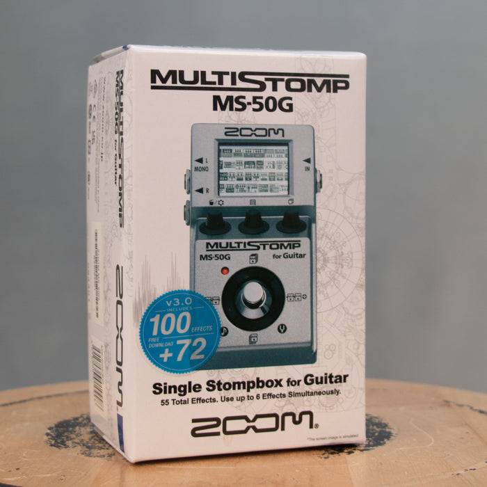Zoom MS-50G Multistomp Multi Effects Pedal w/Box - Preowned