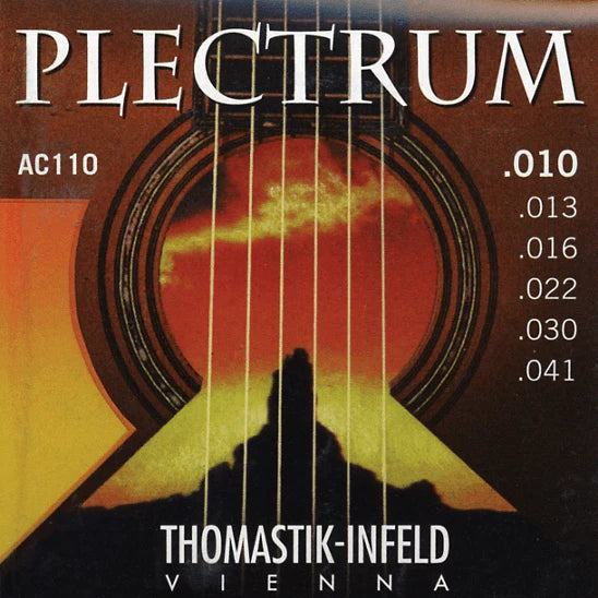 Thomastik AC110 Plectrum Bronze Acoustic Guitar Strings 10/41