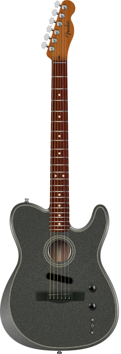 Fender FSR Acoustasonic Standard Telecaster - Charcoal Frost Metallic