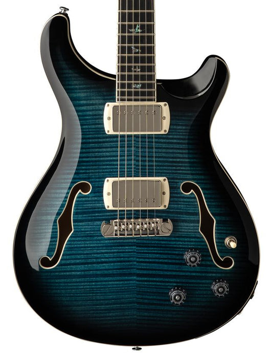 PRS SE Hollowbody II Piezo Electric Guitar - Peacock Blue Burst