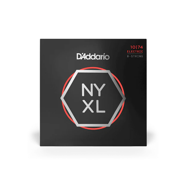 DAddario NYXL1074 10-74 NYXL Light Top Heavy Bottom 8-String Electric Guitar String Set