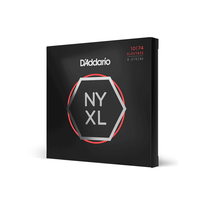 DAddario NYXL1074 10-74 NYXL Light Top Heavy Bottom 8-String Electric Guitar String Set