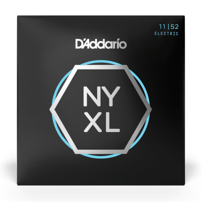 DAddario NYXL1152 11-52 NYXL Nickel Wound Medium/Heavy Electric Guitar String Set