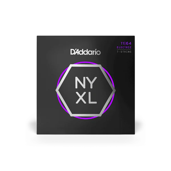 DAddario NYXL1164 11-64 NYXL Medium Electric Guitar 7 String Set